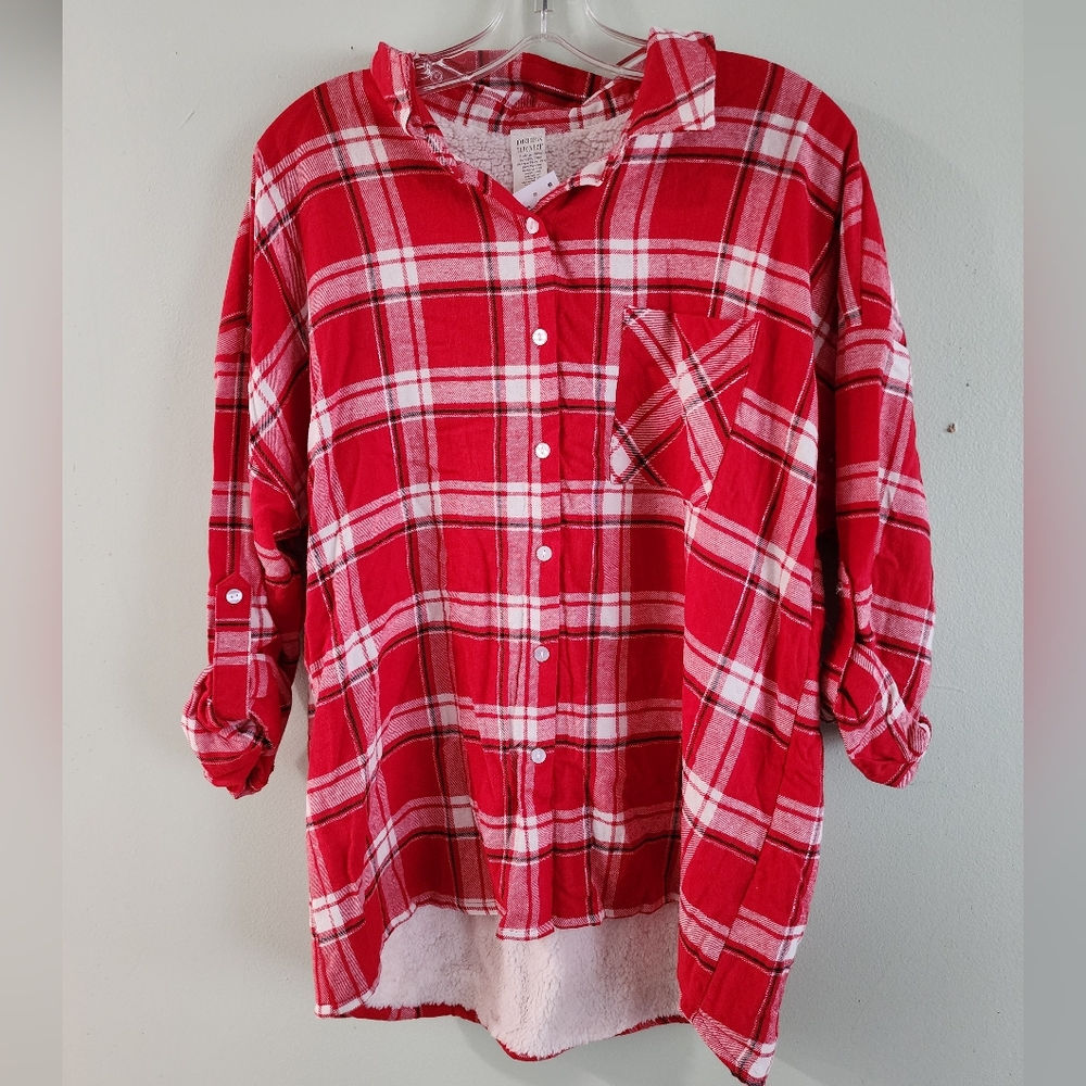 Derek Heart Shacket XL NWT
